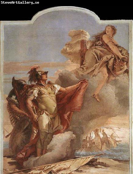 TIEPOLO, Giovanni Domenico Venus Appearing to Aeneas on the Shores of Carthage
